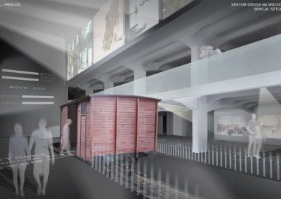 Koncepcja programowo – przestrzenna aranżacji wystawy stałej Muzeum Pamięci Sybiru w Białymstoku